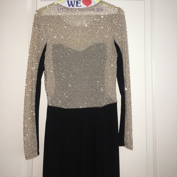 Long Formal Rhinestone Dress - Picture 3 of 5